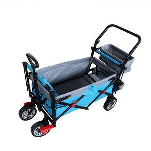 Chariot pliable pour enfants et bébés, facile à plier, portable, pour les voyages en plein air - Product Image 5