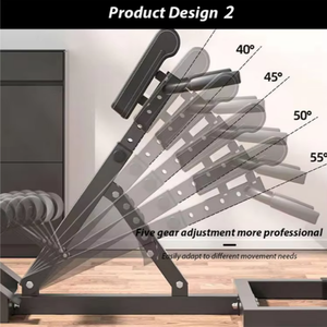 Équipement de fitness multifonctionnel pour la maison, chaise romaine pliable améliorée, <span class=keywords><strong>banc</strong></span> de musculation réglable, <span class=keywords><strong>banc</strong></span> d'entraînement - Product Image 3