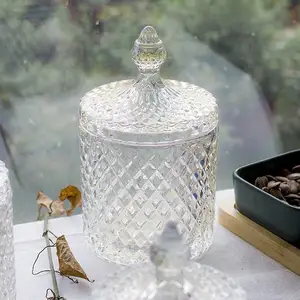 卸売結婚式の装飾スプレー色ガラスキャンドルジャー
