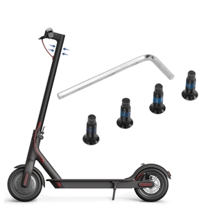 4 pièces vis hexagonales pour guidon avec clé fourche avant pour <span class=keywords><strong>Xiaomi</strong></span> <span class=keywords><strong>M365</strong></span>/PRO/1S/PRO2 pièces de Scooter électrique accessoires - Product Image 6