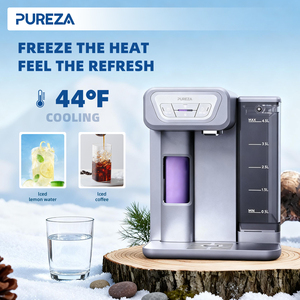 Dispensador de Agua Fría de Sobremesa con Purificador, Doble Tanque de Hielo, Bajo Ruido y Fácil Mantenimiento, Gran Capacidad de 1.2L, Inteligente para Encimera - Product Image 1