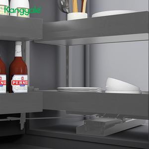 Kangale Kitchen Hardware Sliding Soft Closing Pantry Storage Basket <strong>Side</strong> High Cabinet Pantry <strong>Unit</strong> for Kitchen Cabinet Storage - Product Image 5