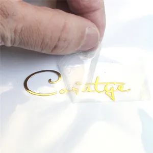 מתכת מותאמת אישית לוגו נייר כסף זהב ניקל חלקי גירוי חשמלי מדבקות שקופות