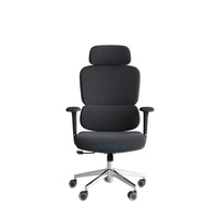 Chaise pivotante de bureau Foshan avec coussin en filet pivotant en tissu ergonomique pour l'école à domicile secrétaire d'invité de direction travaillant