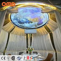 Maison dôme moderne de luxe en polystyrène tente extérieure transparente en polycarbonate petite maison dôme étoile à bulles étanche