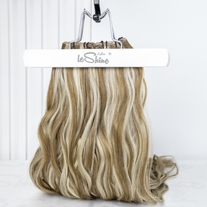 Extensiones de Cabello Humano Natural Virgen Ruso con Ondas Naturales, Doble Trama, 22 Pulgadas, Reflejos Rubios, Trama Invisible Genius - Product Image 4