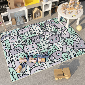 Trẻ Em & Teen Chống Trượt In Ấn Có Thể Giặt Không Trượt Playstation Thảm Sang Trọng Trang Trí Phòng Ngủ Sang Trọng Bé Thảm Cho Trẻ Em Phòng - Product Image 1