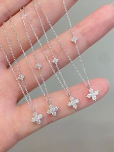 Collier chaîne à maillons en platine Xinfly PT950 avec diamants naturels de luxe, service OEM/ODM personnalisé, prix d'usine, certification - Product Image 5