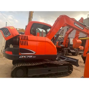 รถขุดมือสอง Doosan DX75-9c ขนาดเล็ก 7.5 ตัน รถขุดไฮดรอลิกแบบตีนตะขาบ DX60 DX75 DX140LC คุณภาพสูงสำหรับขาย - Product Image 5