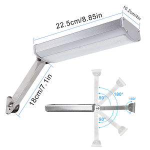 Lampe solaire extérieure LED super lumineuse, étanche, avec détecteur de mouvement, induction humaine, lumière de jardin solaire, lumière de garage - Product Image 2
