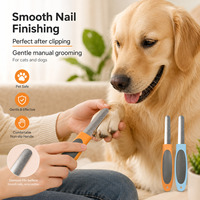 Nagelschneider und -schleifer für Hunde und Katzen, Manueller Nageltrimmer für Kleine, Mittlere und Große Haustiere, Pflegewerkzeug
