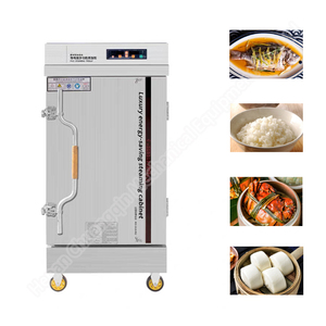 Rice Noodle Roll Steamer Industrial Food Steaming Machine Steamer Cabinet Industrial Food Steamer 8 Trays - Product Image 1
