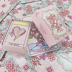 Печать логотипа под заказ, золотая фольга, перерабатываемая бумага, колода для игральных карт Таро С путеводителем - Product Image 6