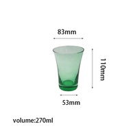 Verre à vin en forme de trompette 270ml