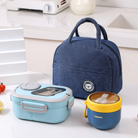 Ensemble de boîtes à lunch disponible en 3 couleurs, adapté au bureau, à l'école, aux travailleurs en plein air, à la boîte à lunch réutilisable au micro-ondes