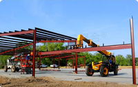 Estructura de Acero para Cubiertas, Estructura de Fábrica Prefabricada de Calibre Ligero, Estructura Espacial de Alto Estándar, Fabricante de Naves Prefabricadas