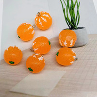 YWJC Crystal Groothandel Schattige Fruit Designs Mini Hars Charms met Haakje DIY Hars Sleutelhanger Charms