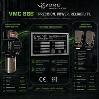 Centre d'usinage vertical haute précision automatique VMC866 robuste avec broche BT40 et système Fanuc, machine de fraisage CNC