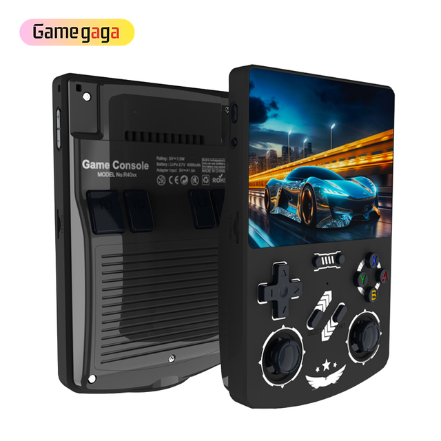 Gamegaga R40XX Retro Handheld Game Console Linux System Arkos2.0 2.4G WiFi 4.2 Inch IPS Screen ARM 64-bit Quad-Core Mali-G31MP2