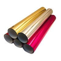 Vinilo Termotransferible Metálico de 0.1mm en Rollo para Plotter de Corte, Diseño de Camisetas, Precio de Fábrica al por Mayor