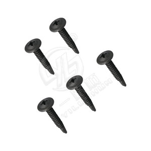 Vis autotaraudeuse Xinyida à tête ronde Phillips noire M4x25mm pour métal J771 - Product Image 2