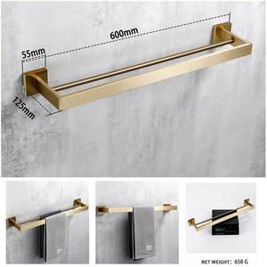 AMAXO Set di Accessori per Bagno di Lusso, Portasciugamani, Scopino per WC, Set Completo - Product Image 4