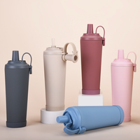 Nouvelle Tasse Cadeau Isotherme en Acier Inoxydable Moderne 2026, Grande Capacité 830ml, Portable avec Poignée Magnétique, pour Boissons Transfrontalières