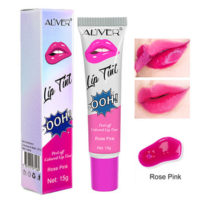 ALIVER Nuevo Tinte Labial Mágico Desprendible, Romántico, 6 Colores, Profesional, Larga Duración, Resistente al Agua, Sexy - Product Image 3