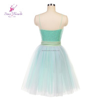 26334 Nouveau Costume de Danse Vert Préféré pour Groupe, Tutu de Ballet pour Spectacle Scénique, Tenue de Danse