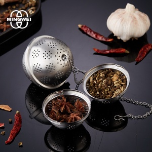 Minghei voyage thé café filtre thé feuille en vrac thé infuseur à thé Portable de qualité alimentaire boule en acier inoxydable - Product Image 4
