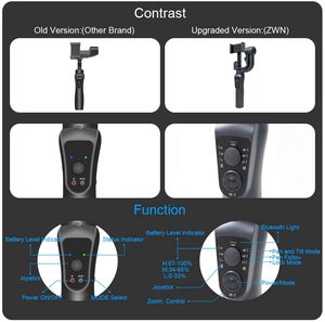 Jingying S5b Elektrische Smart Object Nemen Anti Draagbare Foto Video Universele Mobiele Telefoon Houder Gimbal Stabilisator Voor Telefoon - Product Image 6