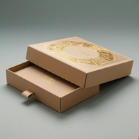 Cartón corrugado de moda de gama alta personalizado para embalaje de ropa de perfume, con caja de regalo de laminación mate y en relieve