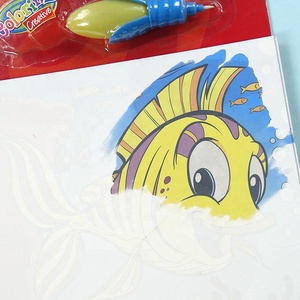 Buku Coretan Perjalanan Mewarnai Anak-anak Kreatif Hewan Gambar Air Buku Alas Coret dengan Pena Corat-coret - Product Image 6