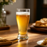 Verre à bière classique simple, tasse transparente de haute qualité pour la maison, le bar, le restaurant, outil de boisson