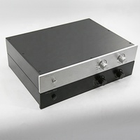 BRZHIFI Audio Professionnel Boîtier En Aluminium Élégant De Haute Qualité Préamplificateur Châssis BRICOLAGE Personnalisé Hifi Enceinte