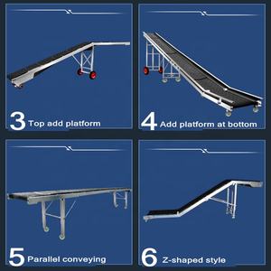 Sand Dirt Transfer Belt Fördermaschine für Steinbruch Steinbrecher Anlage Transport Schräg band förderer - Product Image 5