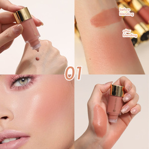 YOUNG VISION 7-Farben Vegan <span class=keywords><strong>Liquid</strong></span> Blush Seidige natürliche Aufhellung <span class=keywords><strong>Rouge</strong></span> mit Bottom Press Feature Langlebiger <span class=keywords><strong>Rouge</strong></span> für das Gesicht - Product Image 5