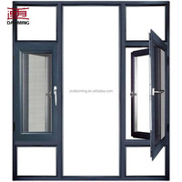 Ventanas Abatibles de Aluminio con Aislamiento Térmico, Apertura Exterior, Doble Acristalamiento, Directo de Fábrica