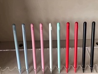 Pena Stylus Magnetik Pintar dengan Palm Rejection untuk Pad 10/9/8/7/6 Mini 6/5 Air 5/4/3 Pro 11 inci 3/2/1, Pro 12.9 inci 6/5/4/3