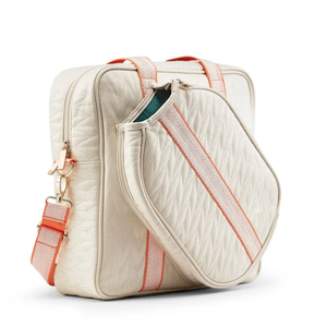 Bolso de mano acolchado portátil personalizado de calidad superior, bolso de mano para Pickleball, bolsa de transporte para raqueta de tenis para mujer - Product Image 3