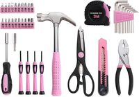 Ensemble d'outils pour femmes en acier inoxydable multi-usages de 39 pièces avec étui rigide, douilles et clés