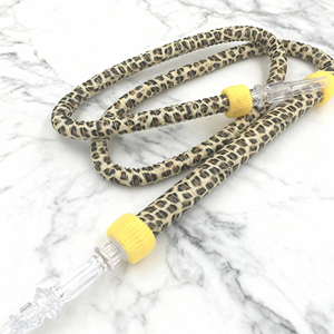 Tuyaux en plastique pour narguilé à l'imprimé léopard, élégants et tendance, pour chicha, bar, fête, accessoires de fumage stylés - Product Image 5