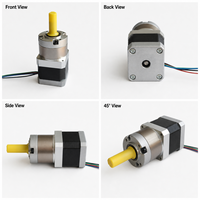 Moteur pas à pas DKC Nema 17 avec boîte de vitesses planétaire, série 42, 1,8 degré, hybride 2 phases, CC 24V, couple 0,55 N.m, rapport de réduction 3:1/4:1