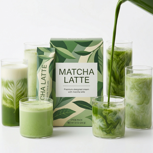Venta <span class=keywords><strong>al</strong></span> por Mayor <span class=keywords><strong>de</strong></span> Sobres Individuales <span class=keywords><strong>de</strong></span> Matcha Latte, Orgánico, Grado Ceremonial, Vegano, Sin Azúcar, Mezcla Instantánea, 10 Sobres por Caja - Product Image 1