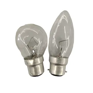 300 Degree vantage incandescent edison light bulb C35 G45 B22 LAMP BASE candle bulb