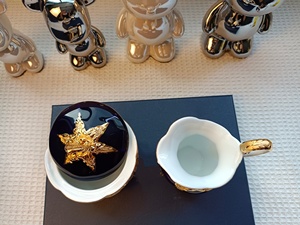 Hot Selling Green New Europe Design Luxury Eco-Friendly Porcelain blue Coffee and <b>Tea</b> <b>Sets</b> for Wholesale - Product Image 5