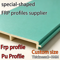 Fournisseur de fenêtres en PU, profils pultrudés FRP sur mesure, sections en plastique renforcé de fibres de verre