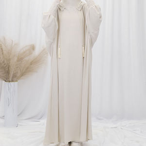 Muslim Good Quality Islamic Baggy <strong>Oodie</strong> Washed Oversized Hoodie Jilbab Wholesale Women Abaya batwing Sleeve Streetwear Hoodie - Product Image 6