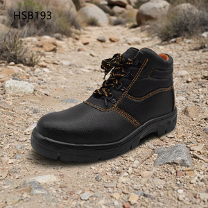 Scarpe Antinfortunistiche ZYF con Suola in Gomma Resistente, Prezzo Imbattibile, <span class=keywords><strong>per</strong></span> Ispezione Tubazioni, Stivali di Sicurezza in Pelle PU Nera HSB295 - Product Image 5