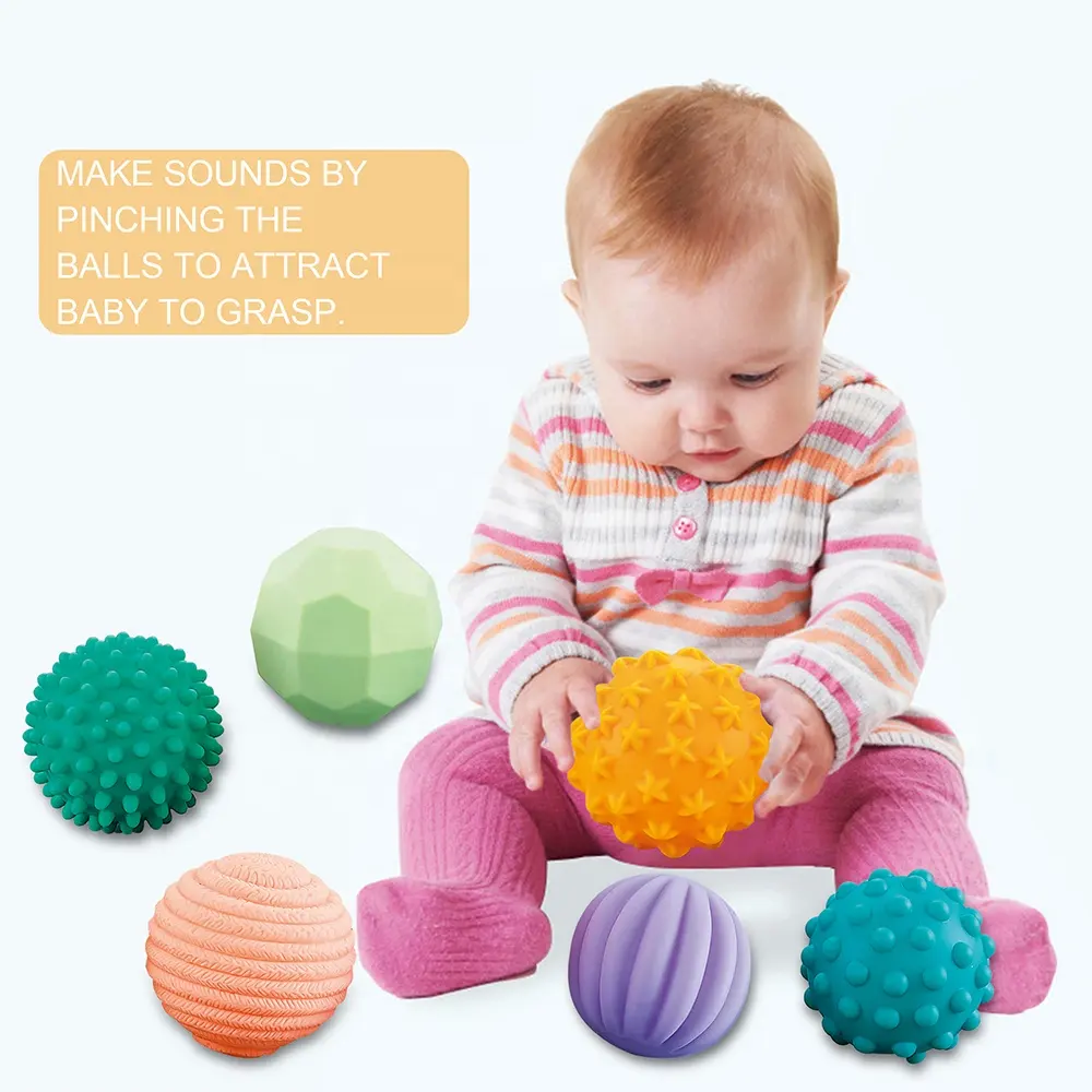 KUNYANG beyin geliştirme diy blokları 10 adet montessori bebek banyo bebek yürüyor dokunmatik el topu bebek yumuşak duyusal oyuncaklar